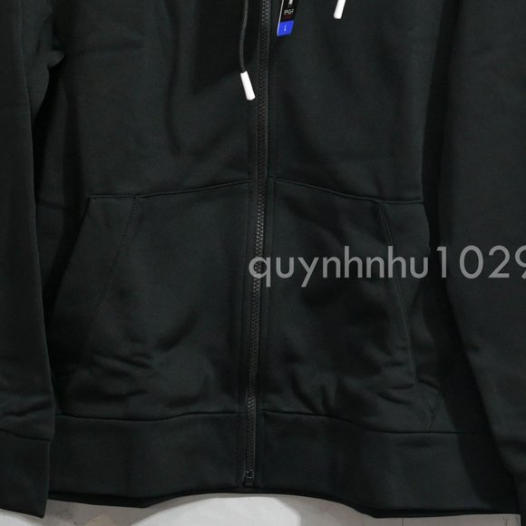 NWT Spyder Active Men’s Hooded Full Zip  in black - Picture 4 of 7